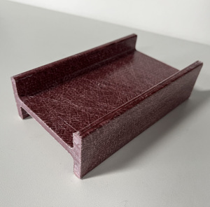 Sợi thủy tinh gia cố nhựa H dầm GRP <span class=keywords><strong>Composite</strong></span> I kênh FRP pultruded cấu trúc hồ sơ - Product Image 1