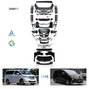 GBT <span class=keywords><strong>Alphard</strong></span> 20 à 40 Modellista Upgrade Bodykit Bumper Grill Hood Fenders for 2008-2014 Toyota <span class=keywords><strong>Alphard</strong></span> <span class=keywords><strong>Anh20</strong></span> Series Convert Kit - Product Image 1