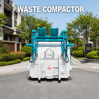 Compacteur de déchets municipaux, compacteur hydraulique de déchets, compacteur de déchets pour point de collecte en rue