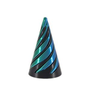 Servicio de Prototipado Rápido por Impresión 3D, Impresión FDM, Juguete de Descompresión en Forma de Cono Espiral Tridimensional, Accesorio de Escritorio - Product Image 3