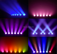 6 pièces seulement 580 $ 19*15WLed Rgbw 4 en 1   Lumière de scène mobile à zoom LED pour les scènes de lavage