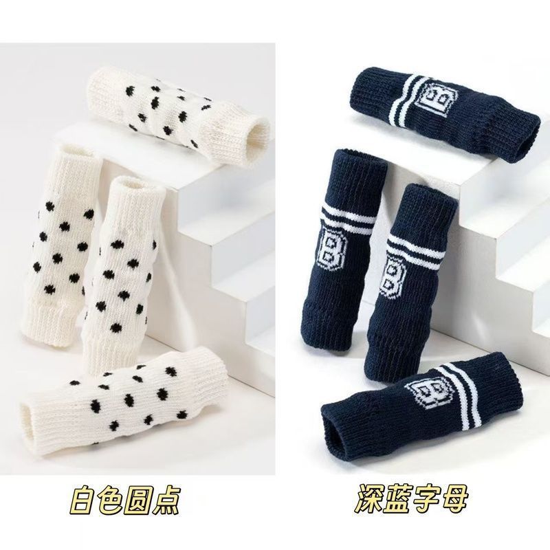 ลายจุดสีขาว [แพ็ค 4 ชิ้น]