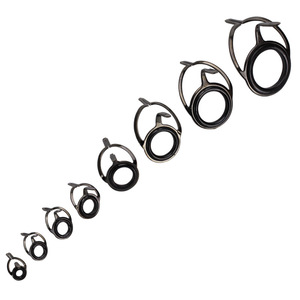 6 #8 #10 #12 #16 #20 #25 #30 # <span class=keywords><strong>Taille</strong></span> mixte Anneaux En Céramique guides De Canne À pêche Bague Double Pied D'appât Ensemble Guides De Tige - Product Image 4