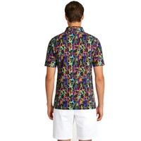 Polos de Golf de Alta Calidad Personalizados con su Propio Diseño de Logotipo, Rayados, 80% Poliéster, 20% Elastano, Estampados, de Secado Rápido, Ajustados, para Hombre