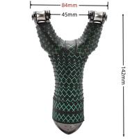 Slingshot automatique en alliage d'aluminium, catapulte de chasse de haute précision pour l'extérieur avec système de rechargement rapide, durable et ergonomique