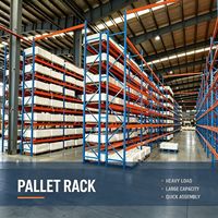 Rayonnage sélectif à poutres en acier réglables, OEM pour le stockage en entrepôt de marchandises palettisées par chariot élévateur