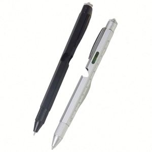 6 in 1 Multi Functional Heavy Metal Ballpoint Logo Universal Stylus Pen With <b>Led</b> Customizable Suitable As Gifts for Men - Product Image 3