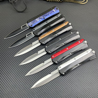 Couteau de poche pliable Microt Premium M390 en acier avec manche en alliage d'aluminium pour la survie en plein air, la chasse, le camping, EDC, pour la défense personnelle