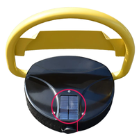 Barrière de stationnement intelligente solaire sans fil en acier avec télécommande, dispositif anti-parking, capacité de charge de 4 tonnes pour parking