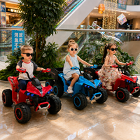 Quad électrique pour enfants de 5 à 7 ans, alimenté par batterie RT 12V4.5Ah, double moteur, tout-terrain, 4 roues, LED, musique, ABS plastique