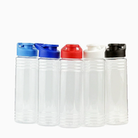 Bouteille d'eau de sport portable en plastique PS de 700 ml, impression personnalisée