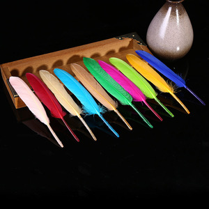 10-15CM/50 <span class=keywords><strong>racines</strong></span> <span class=keywords><strong>le</strong></span> fabricant vend directement des plumes d'oie DIY pour enfants matériaux faits à la main bijoux vêtements matériaux - Product Image 5