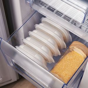 Lonchera Bento Japonesa de un Solo Compartimento, Apta para Microondas y Refrigerador, para Almacenamiento y Servicio de Alimentos - Product Image 6