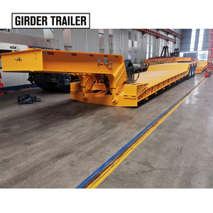 รถกึ่งพ่วงรถกึ่งพ่วงบรรทุกเหล็กเตียงต่ำสำหรับงานหนักรถกึ่งพ่วงสำหรับขนส่งสินค้า - Product Image 5