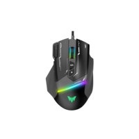 Souris de jeu filaire USB RGB 8 touches programmables 12800 DPI rétroéclairage arc-en-ciel pour droitiers pour joueurs PC - Vente en gros CMM-831