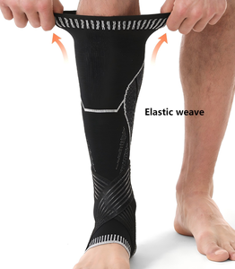 Mangas de compresión para pantorrillas, transpirables y ligeras, para hombres y mujeres, hasta la rodilla, con punta abierta, para fascitis plantar, <span class=keywords><strong>dolor</strong></span> de talón y tendón de <span class=keywords><strong>Aquiles</strong></span> - Product Image 3