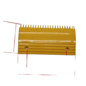 Plaque de peignes en plastique pour escalier roulant Bveg, 22 dents, type moyen, accessoire d'ascenseur - Product Image 2