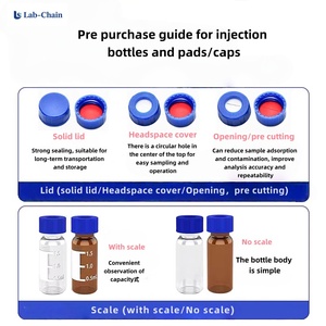 Chất lượng cao 1.5/2ml vít Borosilicate trung bình hàng đầu mẫu chai màu xanh rắn nắp thủy tinh màu hổ phách viết trên dụng cụ đa thương hiệu - Product Image 4