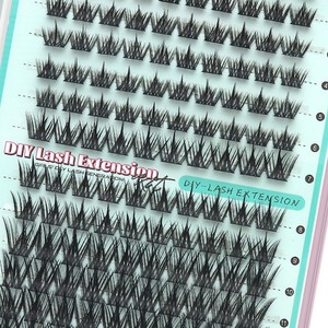 Extensions de cils en gros d'usine, cils individuels à bande souple et fine pour usage domestique et quotidien, GZ RTS, commande en vrac mixte - Product Image 2