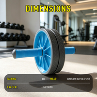 Rouleau d'exercice abdominal AB Wheel