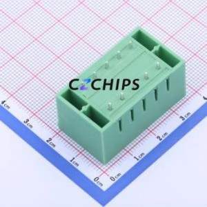 KF2EDGKVHM-5.08-2*5P Plug-in Terminal Block Through hole,P=5.08mm Board-to-Board / Socket - Closed Screw Fixing 2x5P 5.08mm - Product Image 2