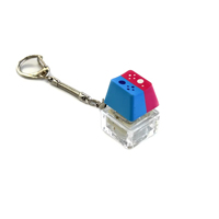 Porte-clés lumineux LED de style dessin animé, porte-clés en plastique acrylique d'anime, porte-clés de test
