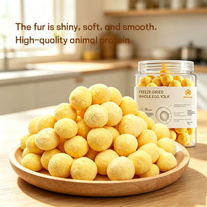 OEM ODM Wholesale Freeze Dried Egg Yolk Pet Snacks Rich Lecithin Improve Skin Coat Shiny for <strong>Dogs</strong> and Cats - Product Image 2