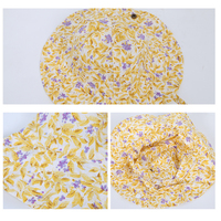 Personalizado Popular verano bebé sol sombrero 100% algodón cubo Gorra con estampado completo para niñas niños al aire libre
