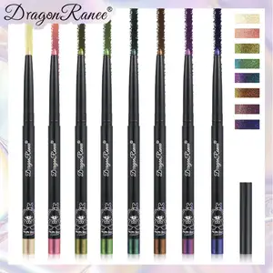 Dragon ranee 8 cores Sweatproof Eyeliner Lápis Sombra de Olho Lápis duradoura Eye Liner Pencil Pigment Waterproof Eye Makeup Tools