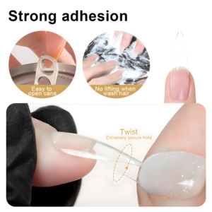 Гель-клей для ногтей TRIONE Hema TPO Free, 15 мл, УФ-отверждаемый, долговечный, сильный адгезив, для накладных ногтей и типсов, оптом - Product Image 3