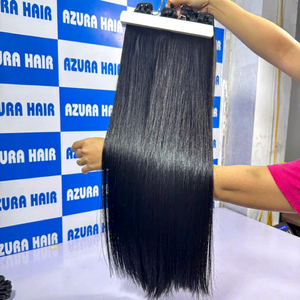 ราคาขายส่ง AZURA HAIR ผมแท้คุณภาพสูงแบบเครื่องจักรเย็บสองชั้น สีธรรมชาติ ต่อผมสไตล์ต่างๆ ผมแท้เวียดนาม 100% - Product Image 1