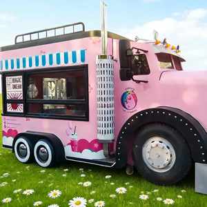 Gerobak Makanan Listrik Roda Empat/Truk Makanan Mobile, Cocok untuk Lokasi Seperti Taman, Kafe, dan Kios Makanan. - Product Image 1