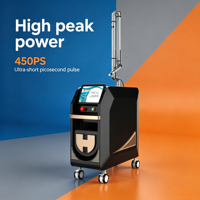 Machine à laser picoseconde 755nm 1064nm pour l'élimination des tatouages et le traitement du mélasma