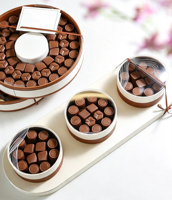 Plateau ovale en cuir, boîtes à dattes et biscuits pour le Ramadan, emballage de luxe personnalisé pour mariage, noix, pâtisseries, chocolats, bonbons, avec fenêtre