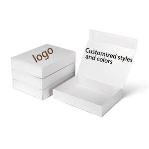New Product Custom Luxury Logo Folder Magnetic Paper Packaging <b>Box</b> for <b>Wedding</b> Favors <b>Gift</b> Jewelry - Product Image 1