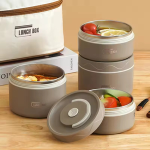 304 Stainless Steel Rectangle Insulated Heatable Leak Proof Cold Hot <b>Lunch</b> <b>Box</b> Portable Single Tier <b>Work</b> <b>Box</b> Lid Seal Newborn - Product Image 5