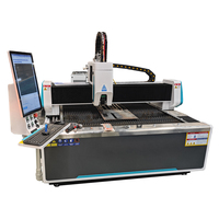 Mesin Pemotong Laser Serat Logam 3-Axis Berpendingin Air dengan Akurasi Tinggi AI, Rel Pemandu Hiwin, dan Penggerak Yaskawa Profesional Cypcut