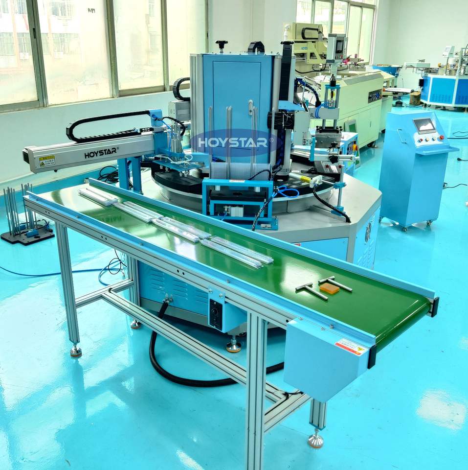 Plastic Scale Automatic Screen Printing Machine Stationery Ruler Uv ...