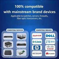 Cable Twinax de Cobre Pasivo de Conexión Directa SFP+ a SFP+ DAC de 10G, 1m, 2m, 3m, 5m, 7m, Compatible con OEM para Venta al por Mayor de Infraestructura de Red