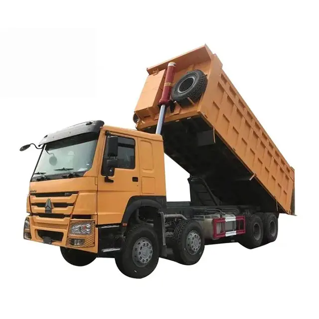 सिनोट्रुक होवो नई स्थिति 30cbm श्रृंखला टिपर ट्रक 8x4 420hp 12 व्हीलर परिवहन डंप ट्रक बड़े पत्थर और रेत के लिए
