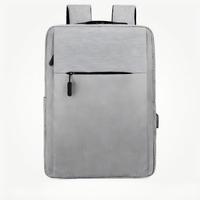 Sac à dos en polyester grande capacité avec logo personnalisé, chargement USB, pour ordinateur portable, idéal pour étudiants, bureau et voyages