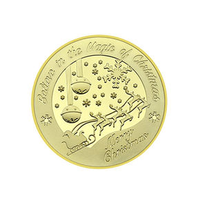 Moneda personalizada <span class=keywords><strong>Toke</strong></span> moneda personalizada al por mayor 30Mm 40Mm 50Mm 2D 3D personalizado Santa moneda alto relieve y caja - Product Image 3