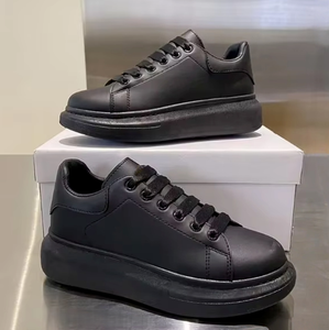 Factory wholesale fashionable genuine leather casual <b>shoes</b>, trendy thick-soled, luxurious and breathable walking <b>shoes</b> - Product Image 1