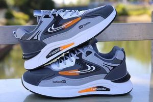 Премиальные дышащие спортивные кроссовки оптом, на шнуровке, для бега, для молодежи, удобные повседневные туфли для кампуса - Product Image 6