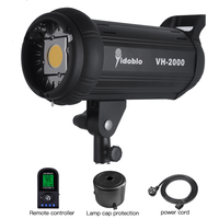 Audio professionnel Yidoblo 200w 5500K meilleur équipement d'éclairage photographique kit d'éclairage de studio professionnel VH-2000