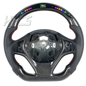 Accesorios interiores de coche personalizados LED volante de fibra de carbono para <span class=keywords><strong>BMW</strong></span> F30 F32 F10 F20 F07 F01 E46 E60 E90 M3 M4 M5 <span class=keywords><strong>M7</strong></span> - Product Image 1