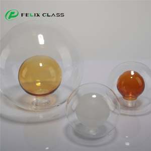 Pantalla de Lámpara de Mesa Hecha a Mano con Rosca G9, de Vidrio Borosilicato 3.3 Color Ámbar Transparente, para Decoración del Hogar e Iluminación Interior - Product Image 4