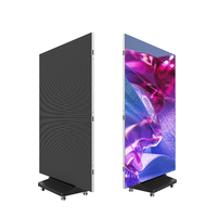 Écran publicitaire LED pliable en promotion P1.25 P1.5 P1.86 P2 P2.5 – Affichage LED à pas fin pour la publicité dans les centres commerciaux