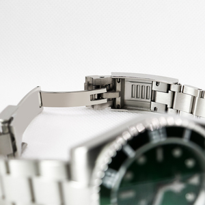 นาฬิกาติดผนังดีไซน์เนอร์ คริสตัลแซฟไฟร์ หน้าปัดขนาด 40 มม. ตัวเรือนสแตนเลสสตีล 904L คริสตัลแซฟไฟร์สีเขียว ผู้จำหน่ายนาฬิกาขายส่ง - Product Image 6