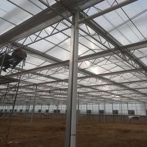 Invernadero agrícola de vidrio grande tipo Skyplant Venlo, ecológico para exposiciones de cría de semillas, restaurantes, vidrio de casa <span class=keywords><strong>verde</strong></span> - Product Image 5